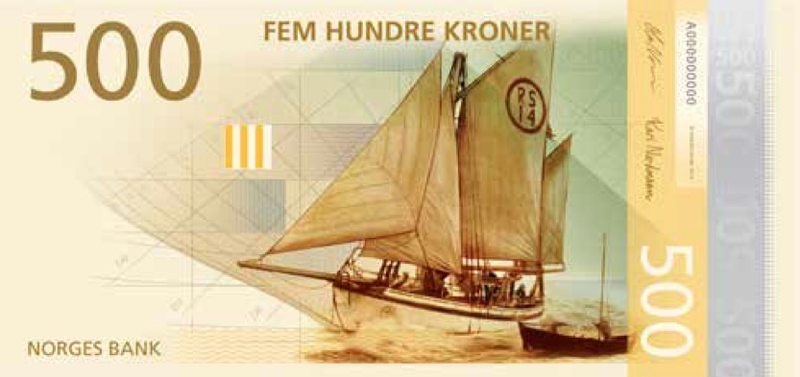 Illustration for article titled Norway's New Currency Design Is Perfectly Pixelated High-Concept Art